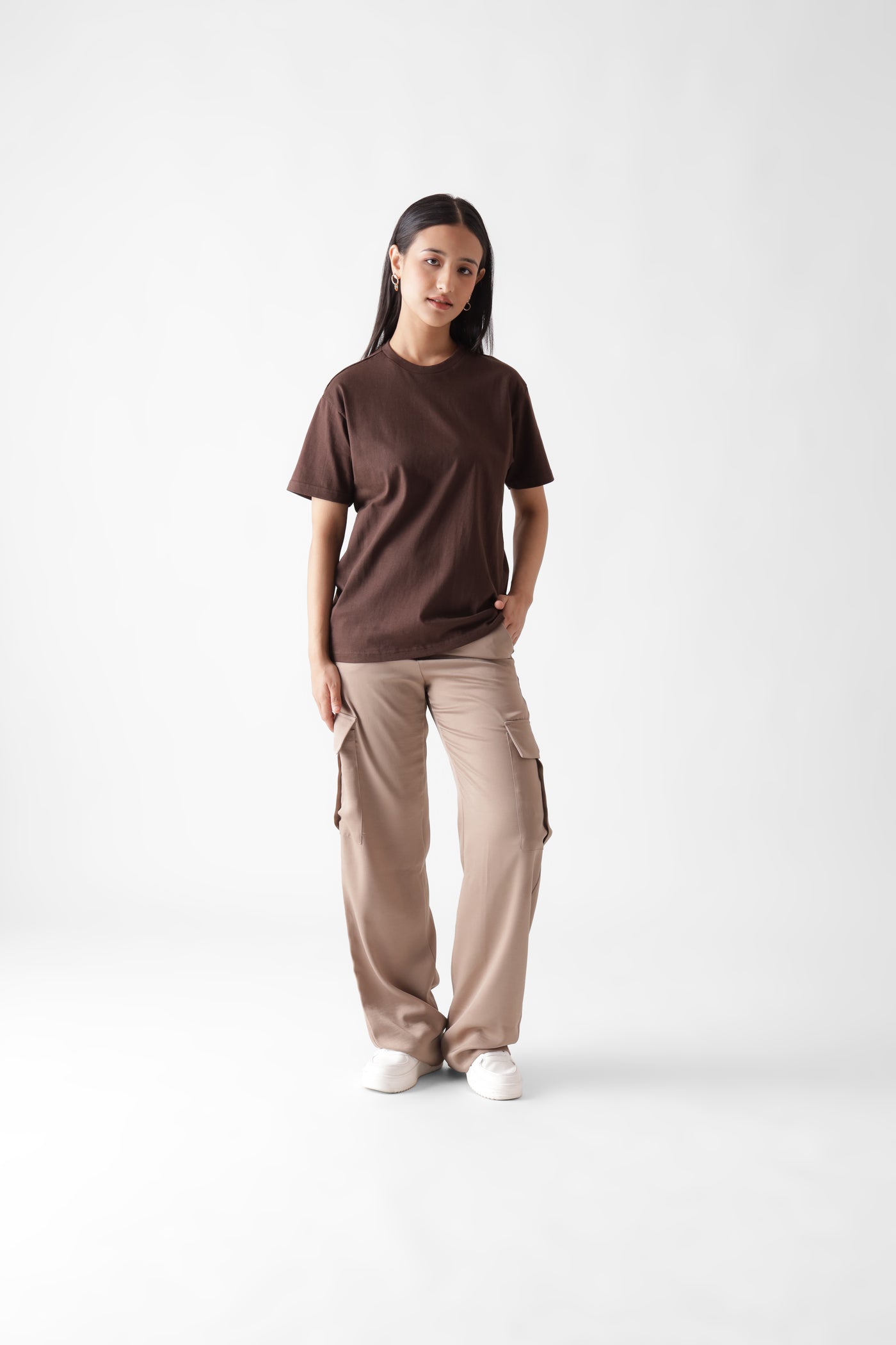 Mocha Brown Crew Neck