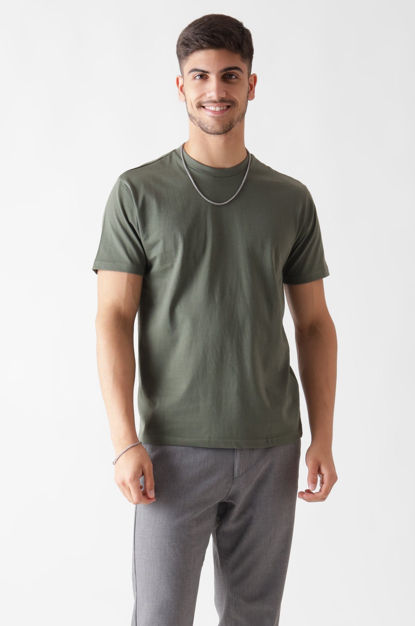 Olive Oasis Crew Neck