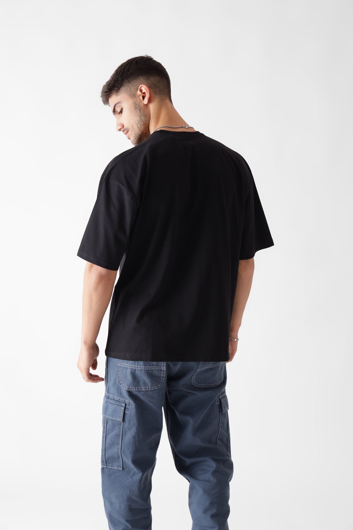 Buy Classic Black Oversized T-Shirt for Men | Premium Quality | Unbound ...