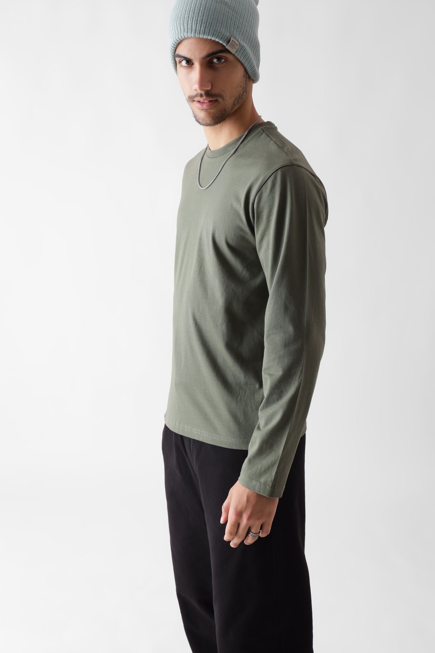 Olive Oasis Crew LS