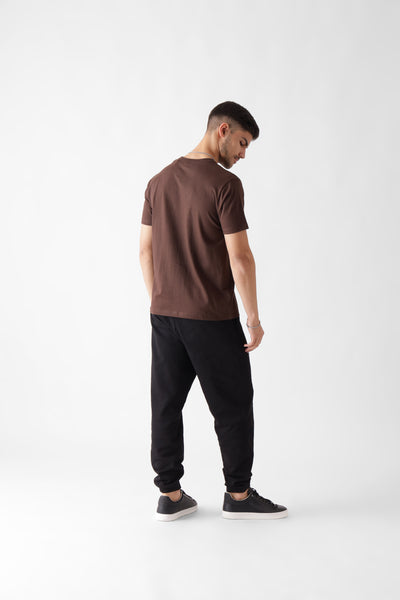 Mocha Brown Crew Neck