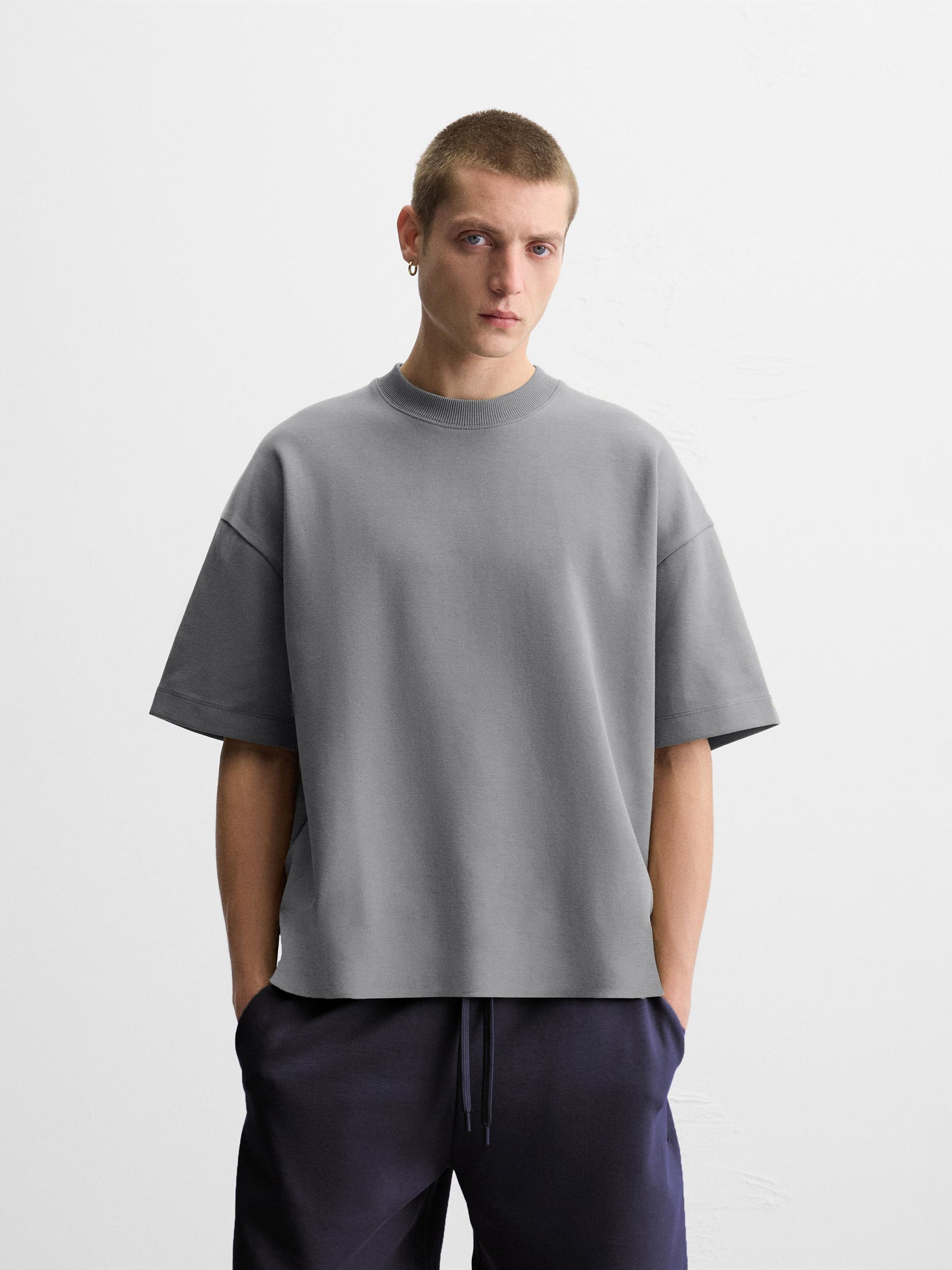 Asphalt Grey - Boxy Fit 260GSM