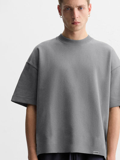 Asphalt Grey - Boxy Fit 260GSM