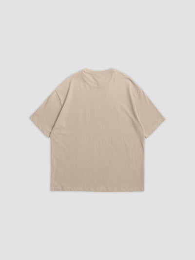 Beige - Boxy Fit 260GSM