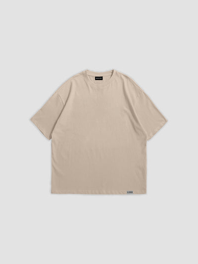 Beige - Boxy Fit 260GSM
