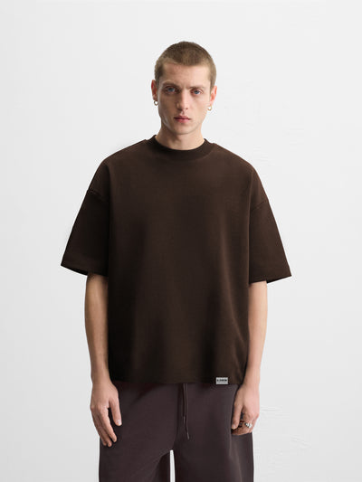 Mocha Brown - Boxy Fit 260GSM