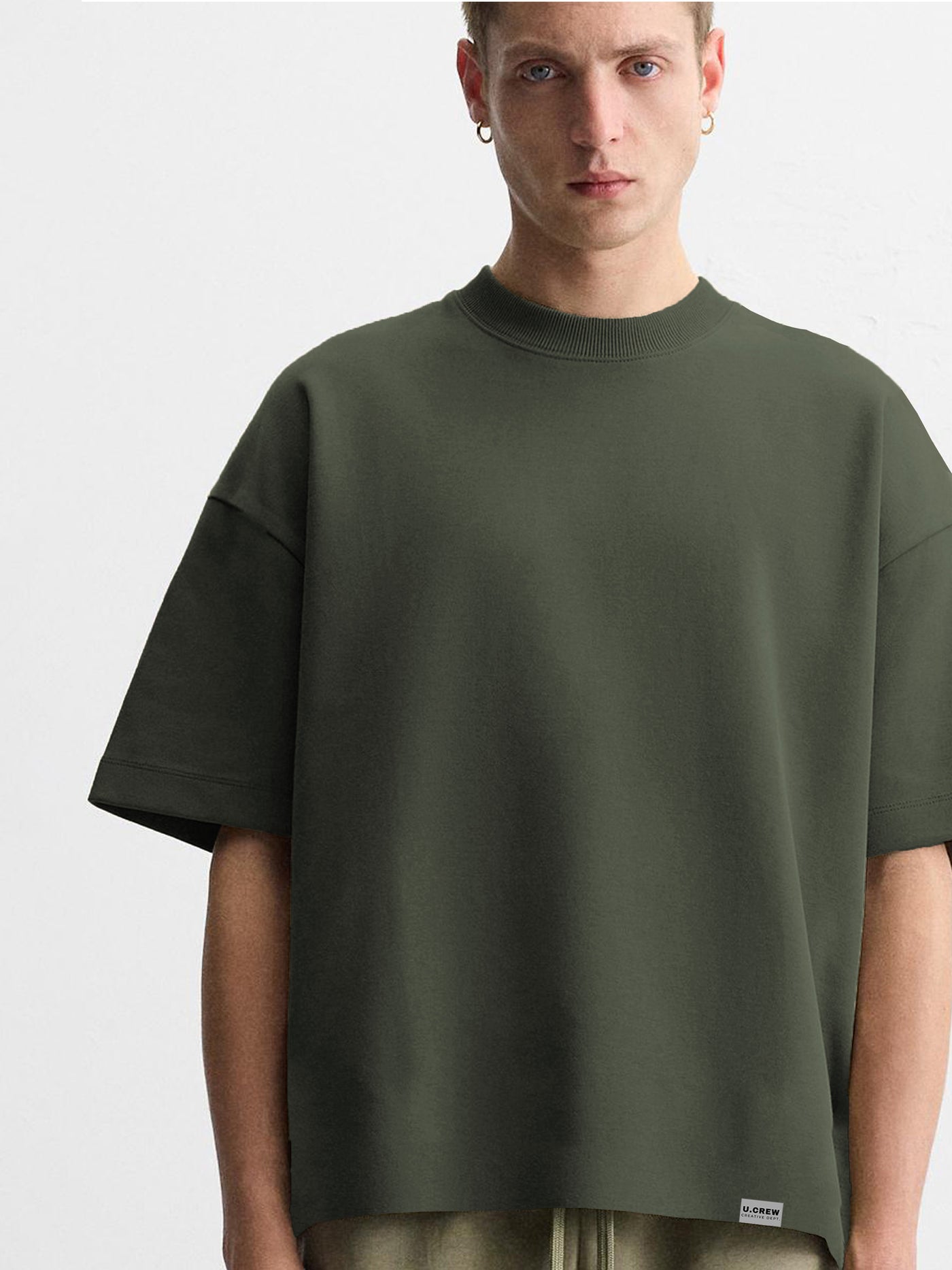 Olive - Boxy Fit 260GSM