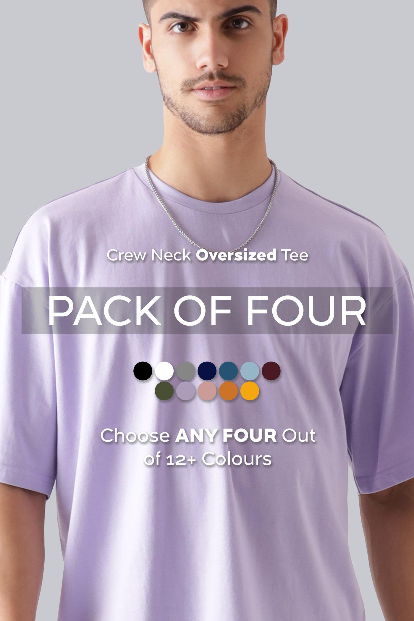 Pack of 4 - Oversized